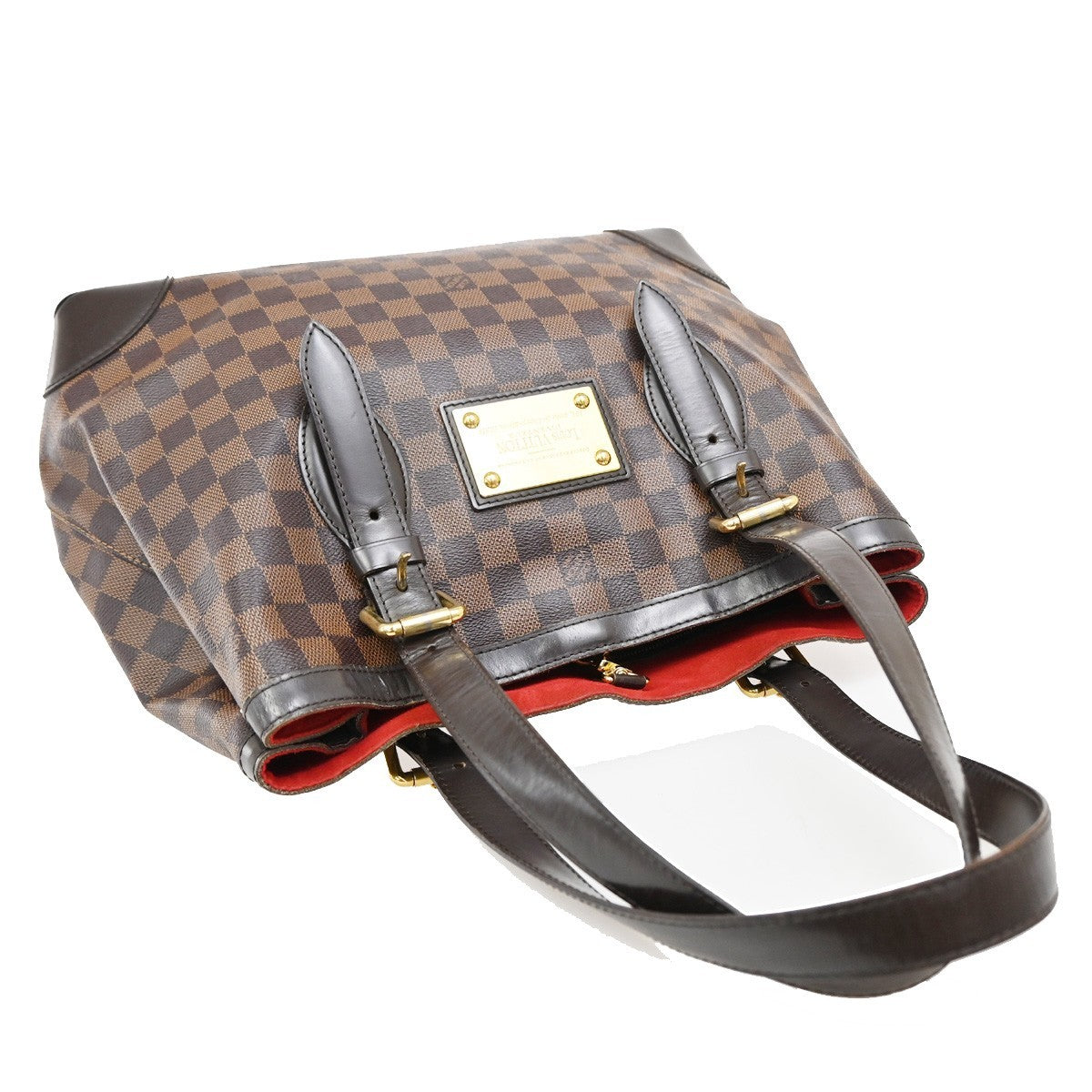 LOUIS VUITLOUIS VUITTON Hampstead MM Shoulder Bag Damier Leather N51204 76EF876