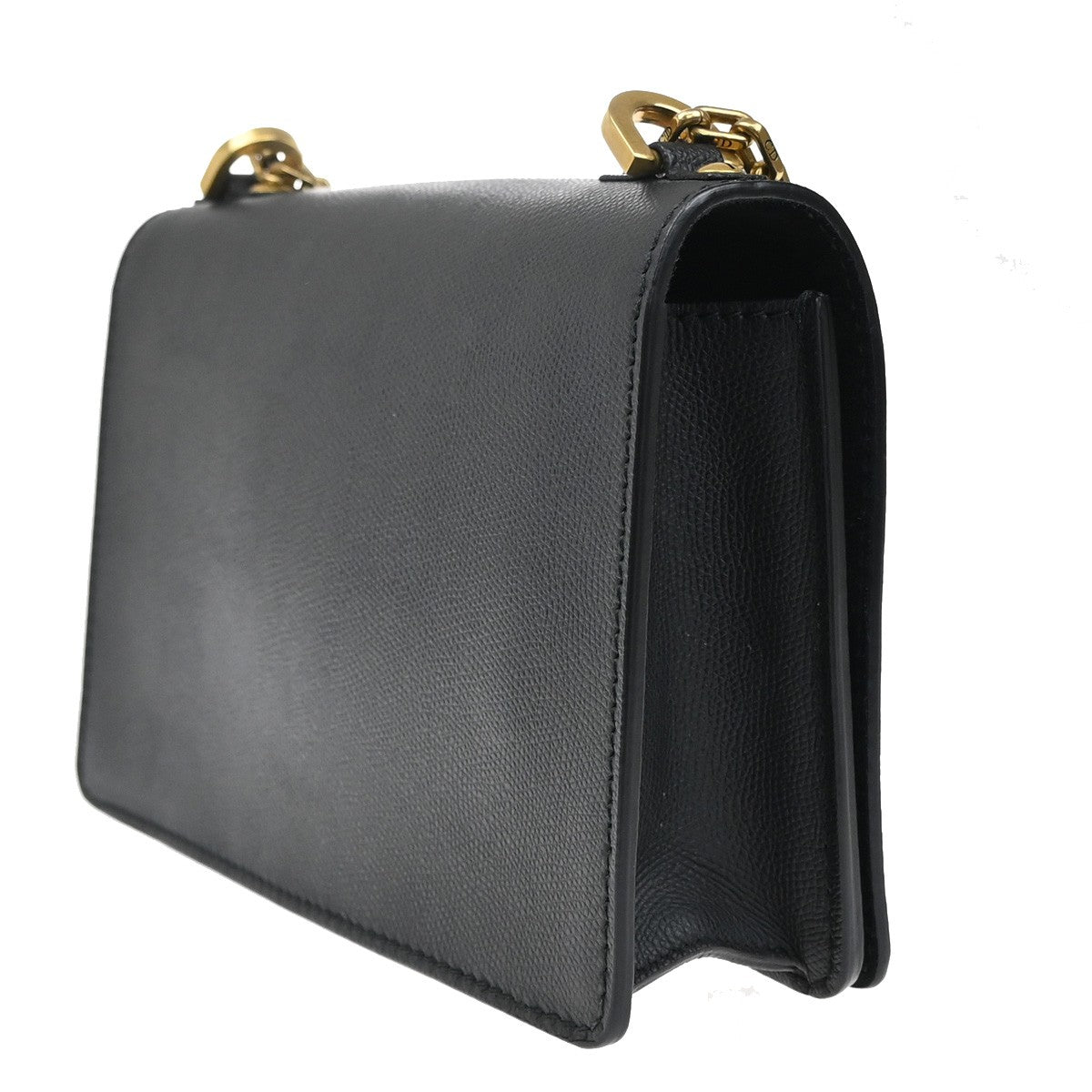 45 CHRISTIAN DIOR Logo J'ADIOR Chain Shoulder Bag Leather Gray GHW Italy 41RL350