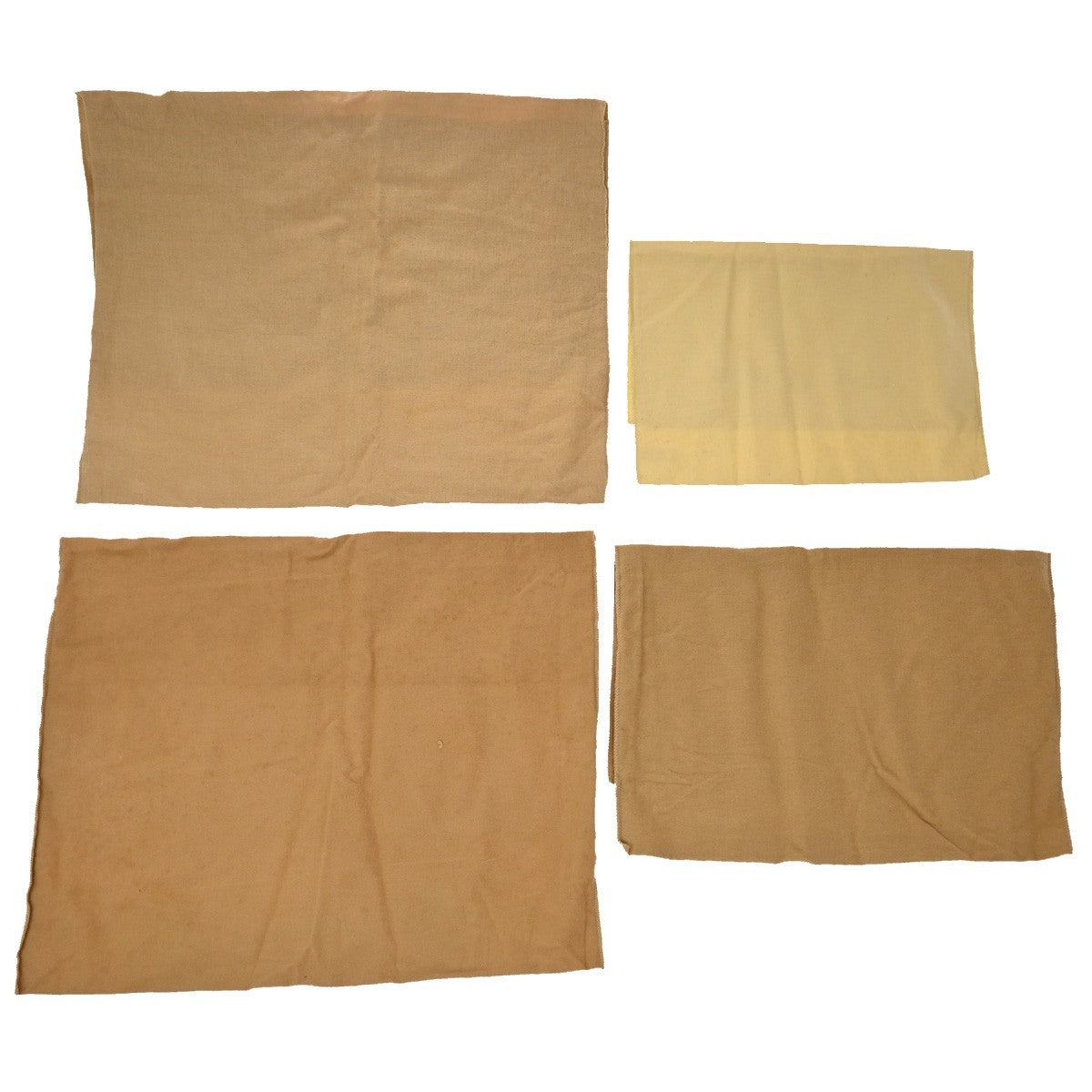 LOUIS VUITTON Logo 10 Set Dust Bag Drawstring Canvas Cotton Beige Brown 01KP236