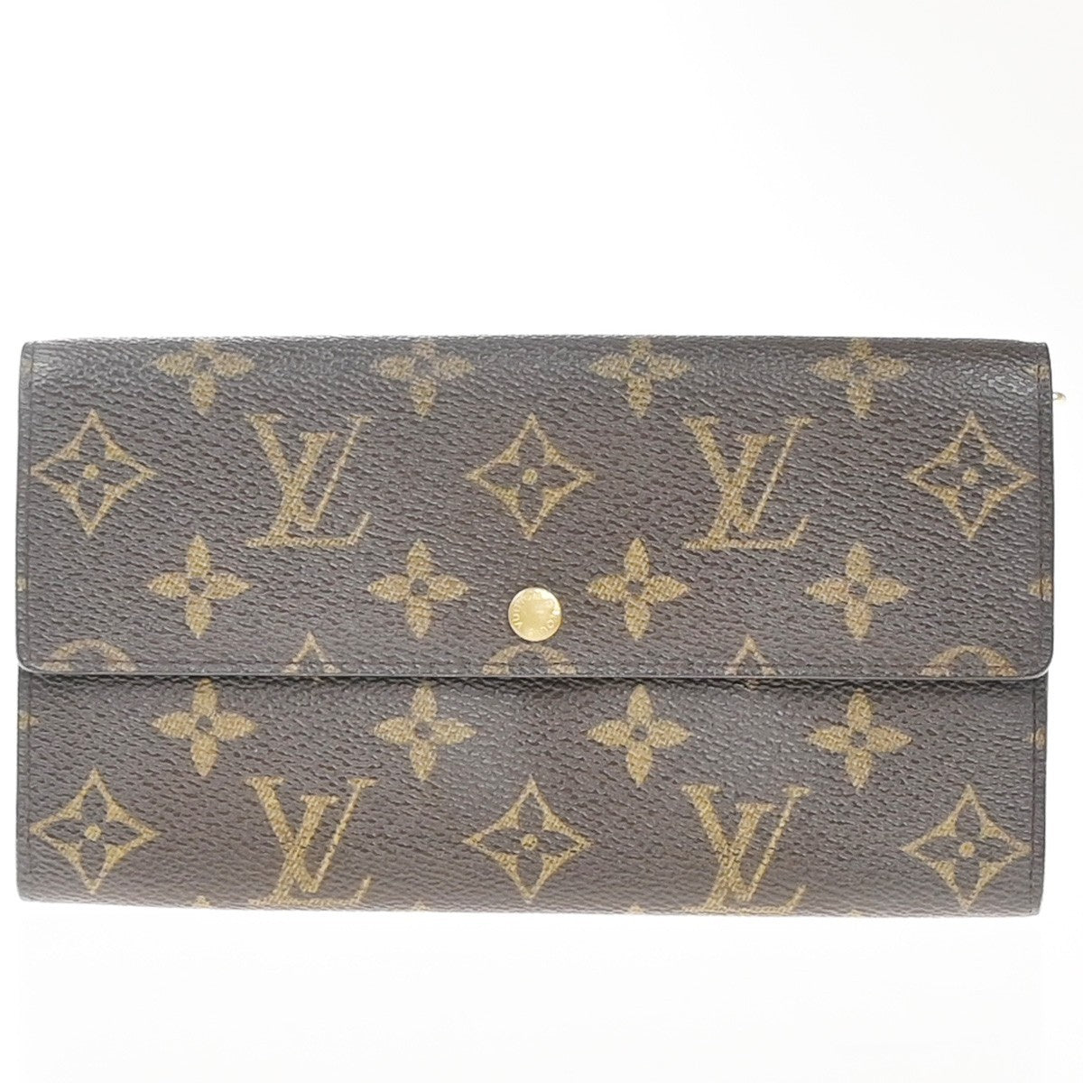 LOUIS VUITTON Porte Monnaie Credit Bifold Wallet Monogram Leather M61725 61KP379