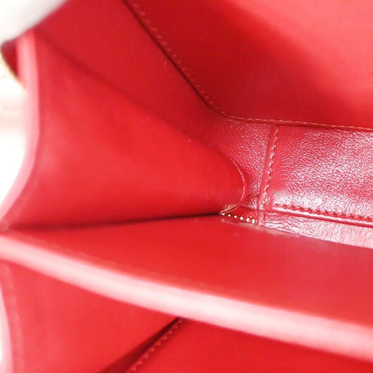 CHANEL CC Mini Matelasse 2Way Chain Shoulder Bag Caviar Leather Red GHW 765RH755