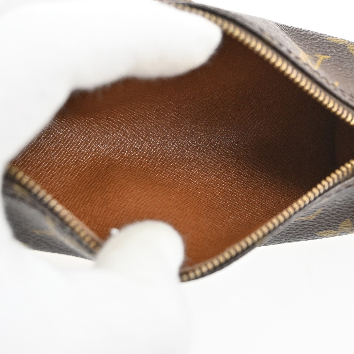 LOUIS VUITTON Mini Papillon Pouch Hand Bag Monogram Brown France 62PA029