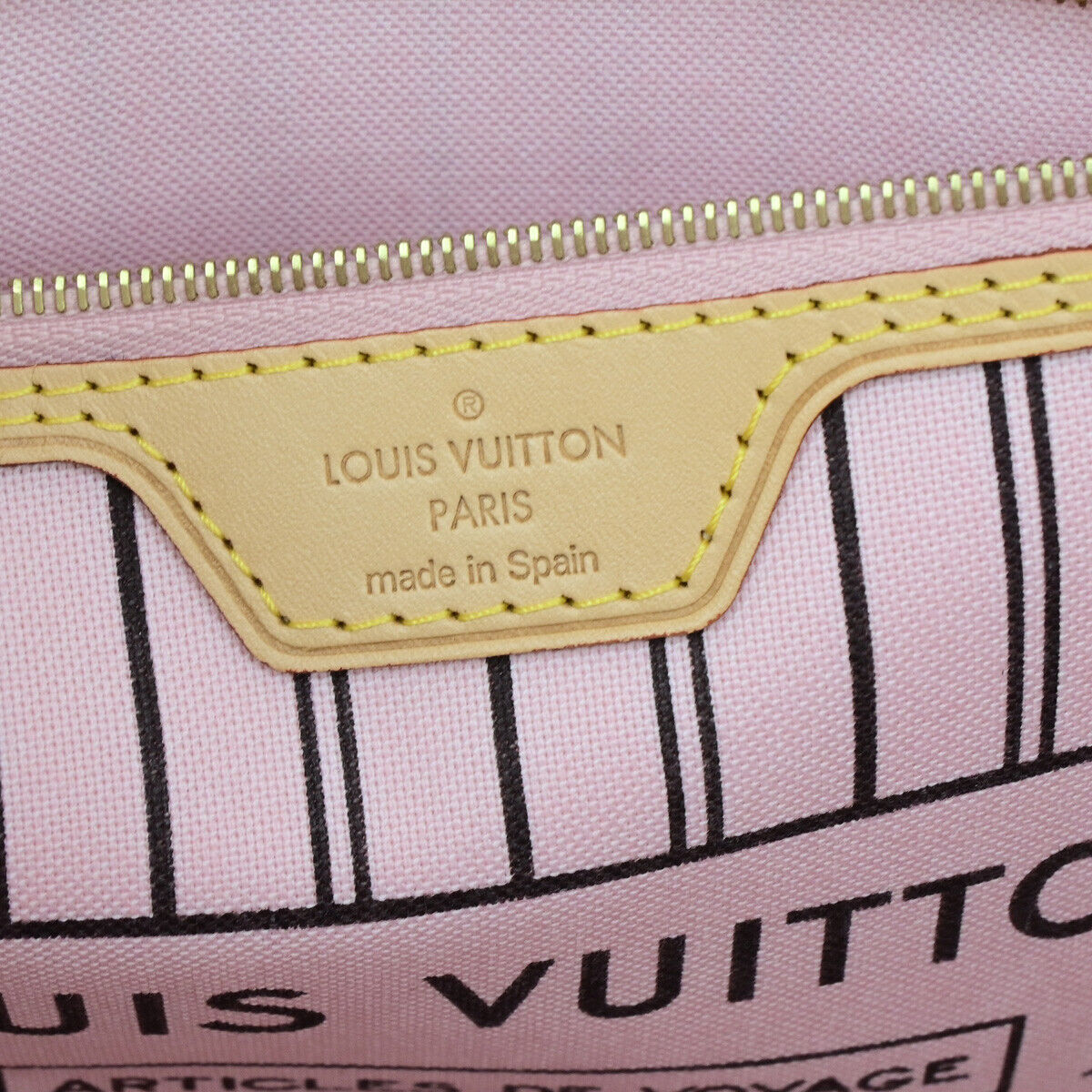 LOUIS VUITTON Neverfull MM Shoulder Tote Bag Monogram Leather M50366 691RK148