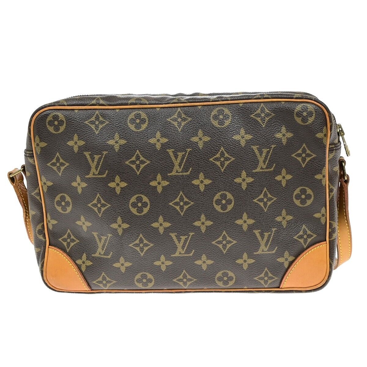 LOUIS VUITTON Trocadero 30 Shoulder Bag Monogram Leather Brown M51272 34ED953