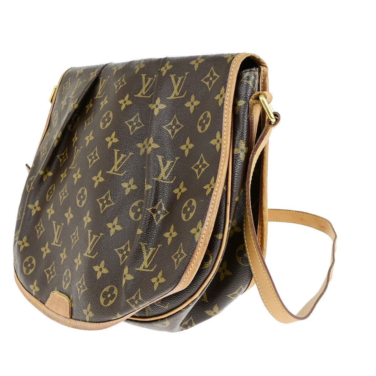 LOUIS VUITTON Menilmontant MM Shoulder Bag Monogram Leather BN M40473 85YG610