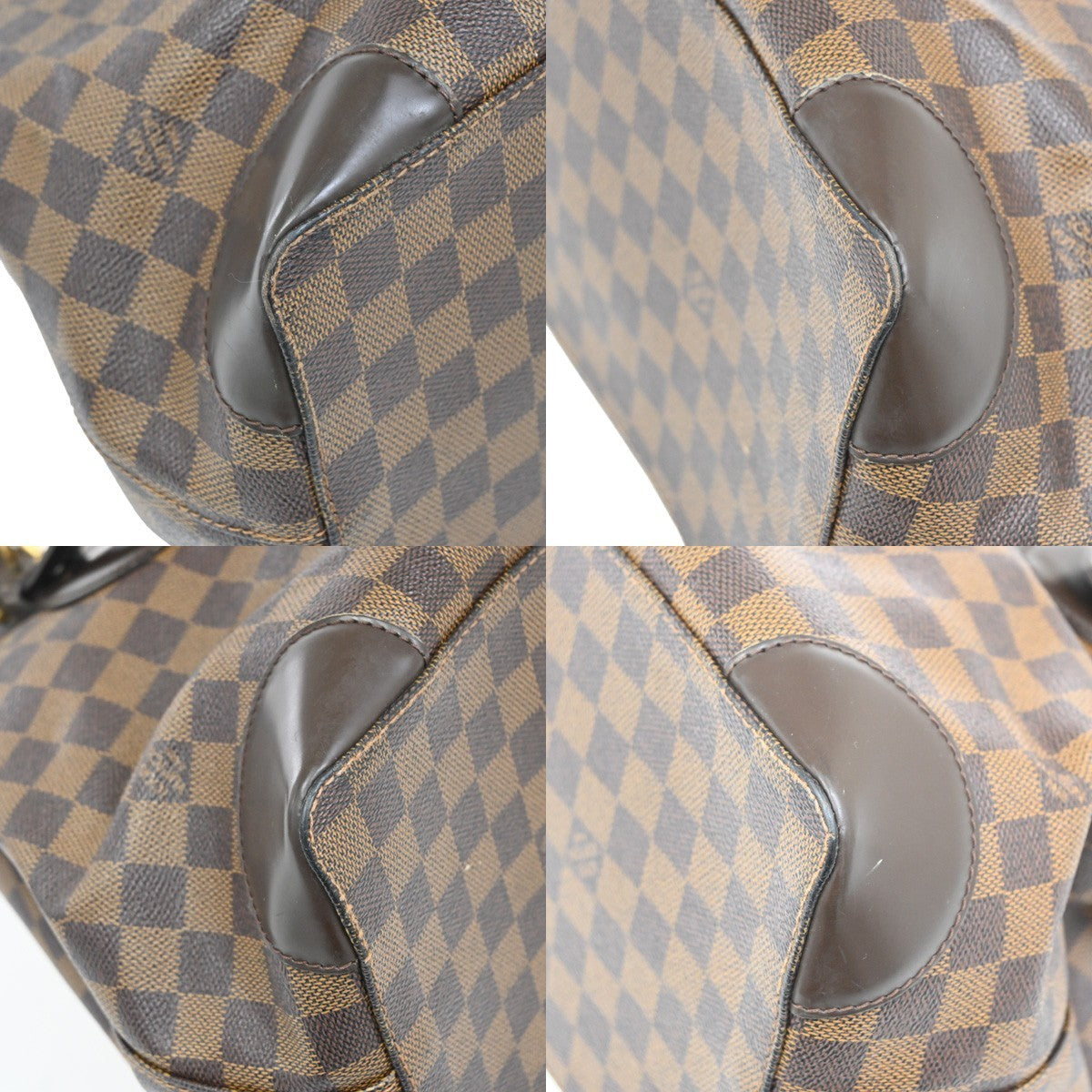 LOUIS VUITLOUIS VUITTON Hampstead MM Shoulder Bag Damier Leather N51204 86KB588