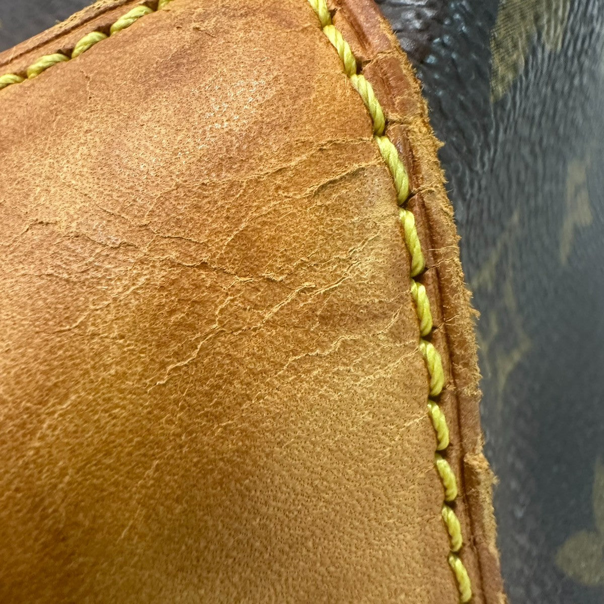 LOUIS VUITTON Cabas Mezzo Shoulder Bag Monogram Leather Brown M51151 77CA804