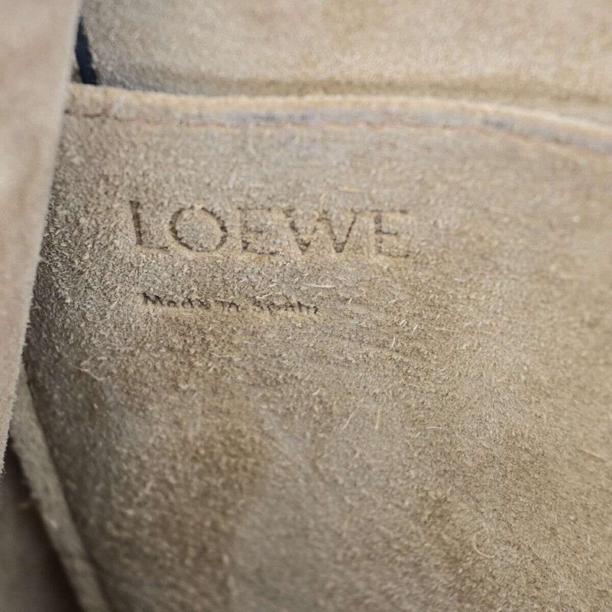 LOEWE Logo Gate Top Handle 2Way Shoulder Hand Bad Leather Brown GHW 95RK662