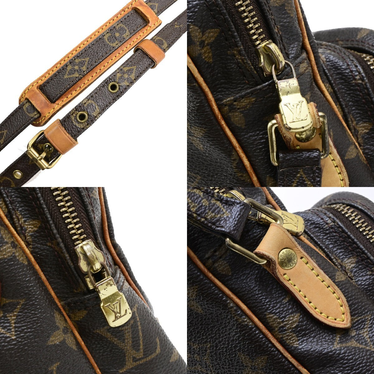 LOUIS VUITTON Amazon Crossbody Shoulder Bag Monogram Leather BN M45236 37KB522