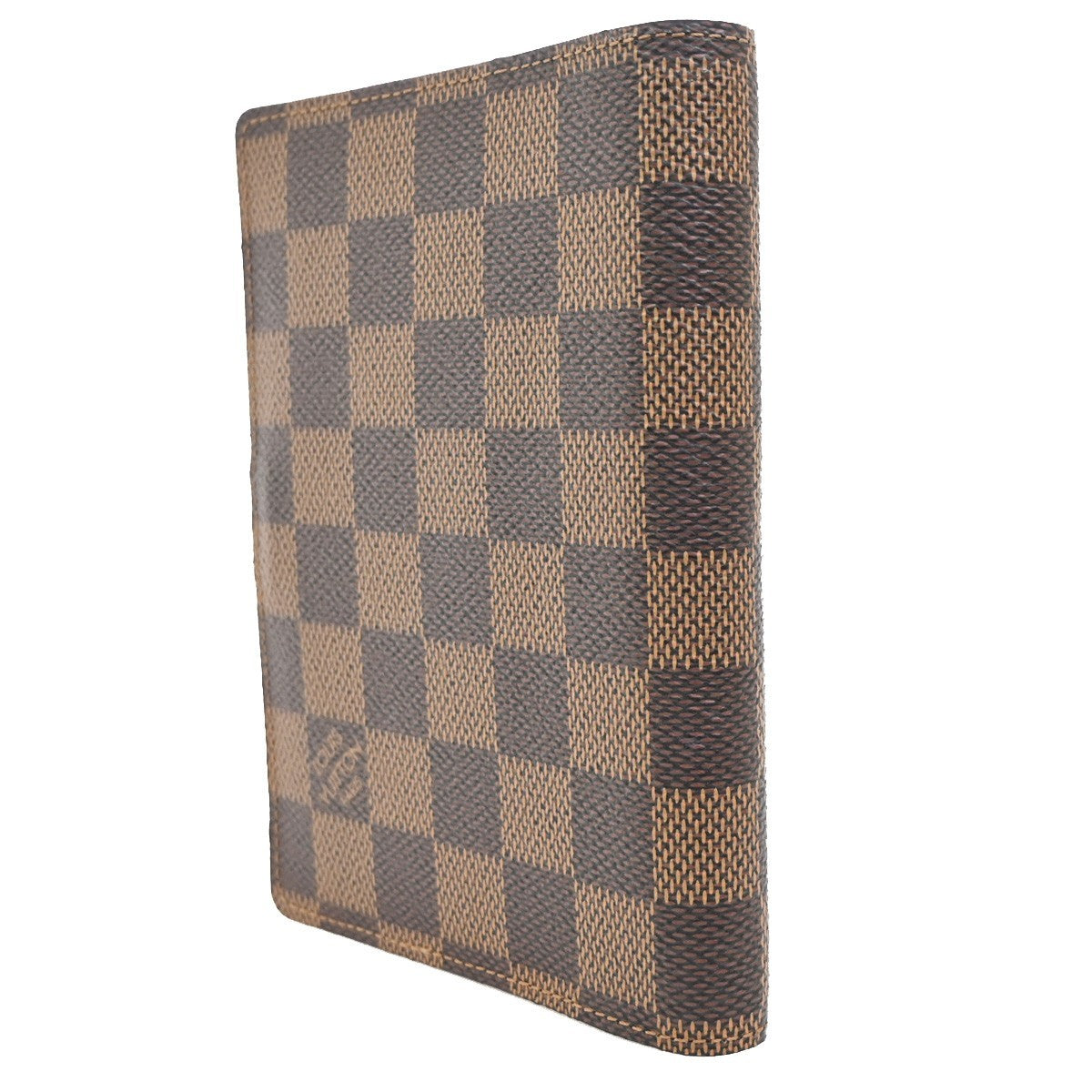 LOUIS VUITTON Agenda PM Cover Damier Ebene Leather Brown Spain R20700 62MA603
