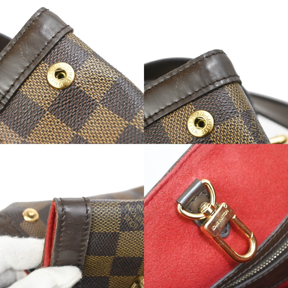 LOUIS VUITLOUIS VUITTON Hampstead MM Shoulder Bag Damer Leather N51204 79MA725