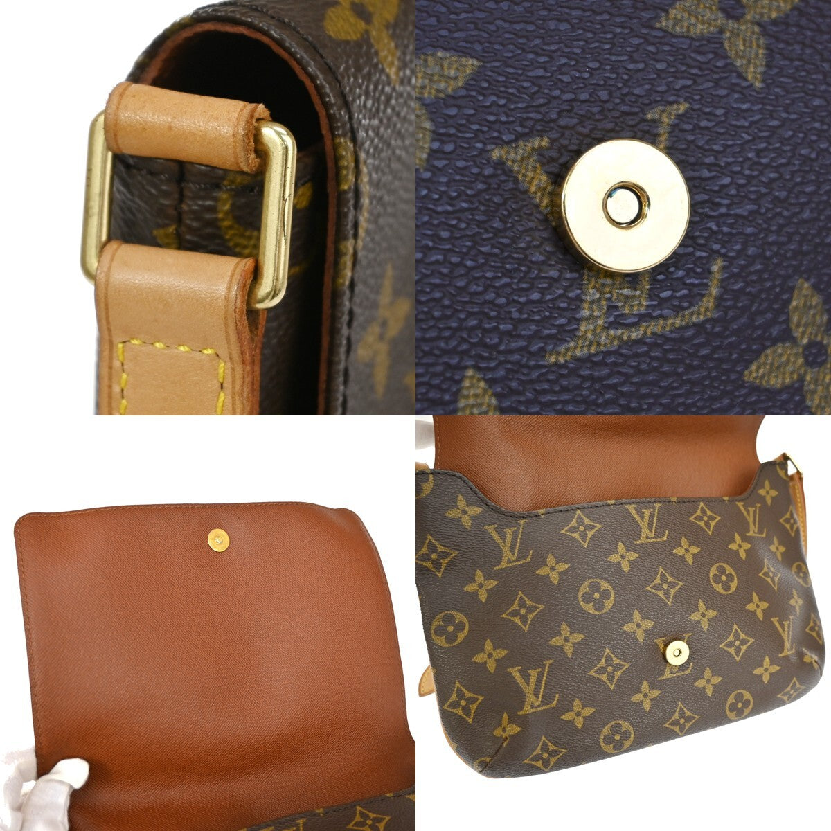 LOUIS VUITTON Musette Tango Short Shoulder Bag Monogram Leather M51257 98KB520