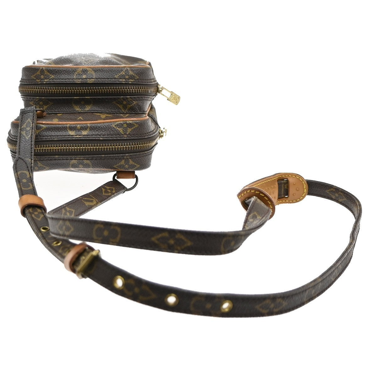 LOUIS VUITTON Mini Amazon Shoulder Bag Monogram Leather Brown M45238 86SA036