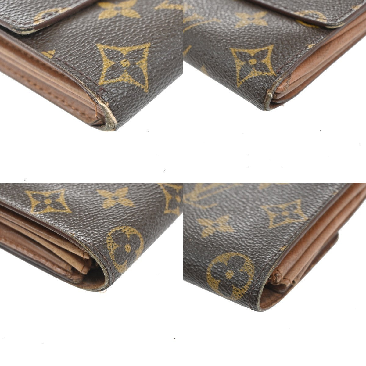 LOUIS VUITTON Porte Monnaie Credit Long Bifold Wallet Monogram BN M61725 09KC256