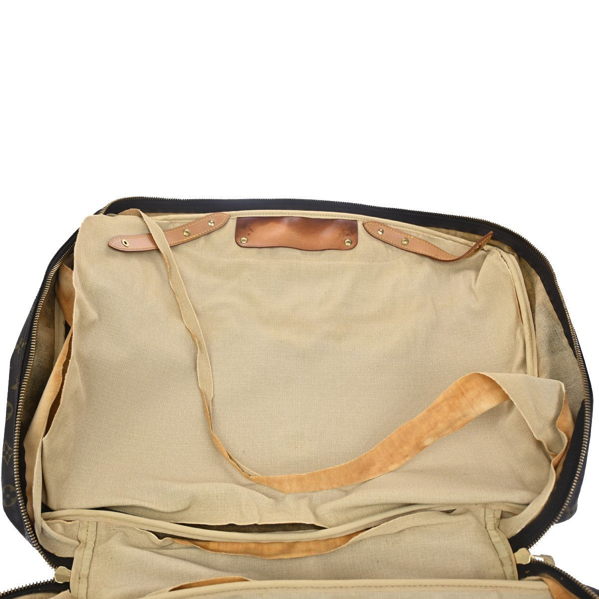 LOUIS VUITTON Alize de Poshes Travel Hand Bag Monogram Leather BN M41392 30TA207
