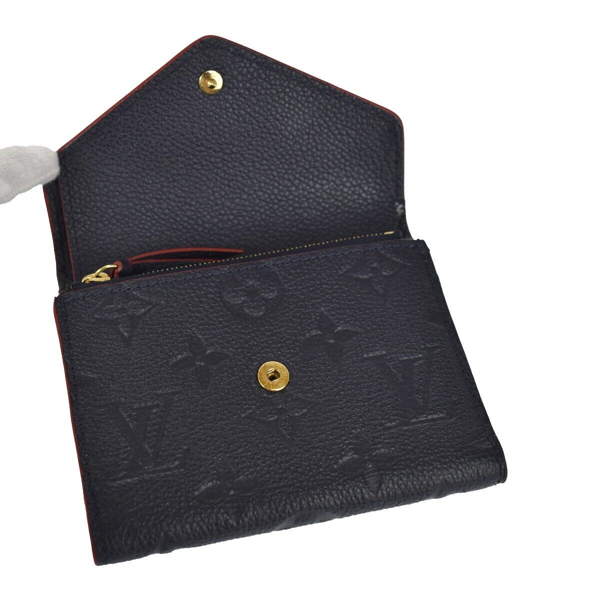 LOUIS VUITTON Victorine Trifold Wallet Monogram Empreinte Leather M64577 31GA841