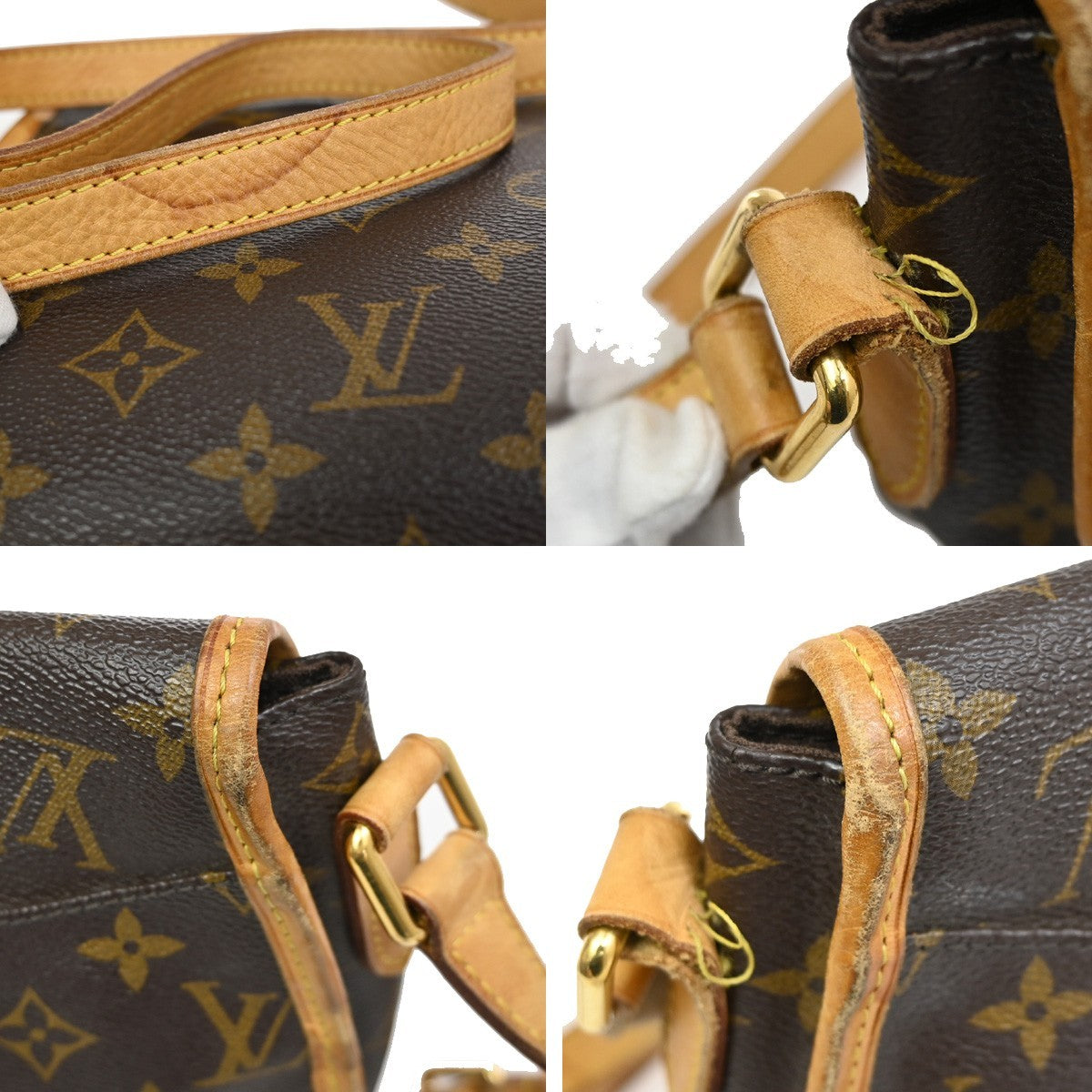 LOUIS VUITTON Menilmontant PM Shoulder Bag Monogram Leather BN M40474 72KB655