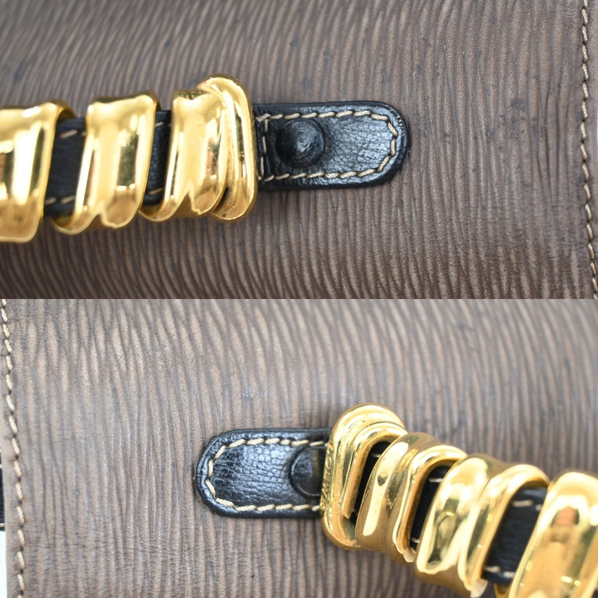 LOEWE Velazquez Twist Handle 2Way Shoulder Hand Bag Leather BN BK GHW 83KC689