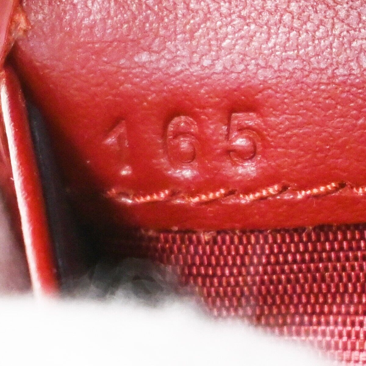 PRADA MILANO Logo Bifold Wallet Purse Vitello Move Leather Rubino Gold 76RH888