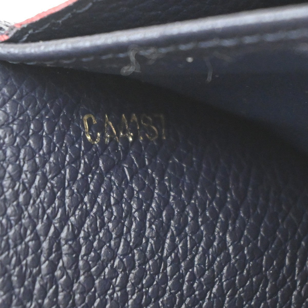 LOUIS VUITTON Portefeuille Sarah Wallet Monogram Empreinte Blue M62125 69MA195