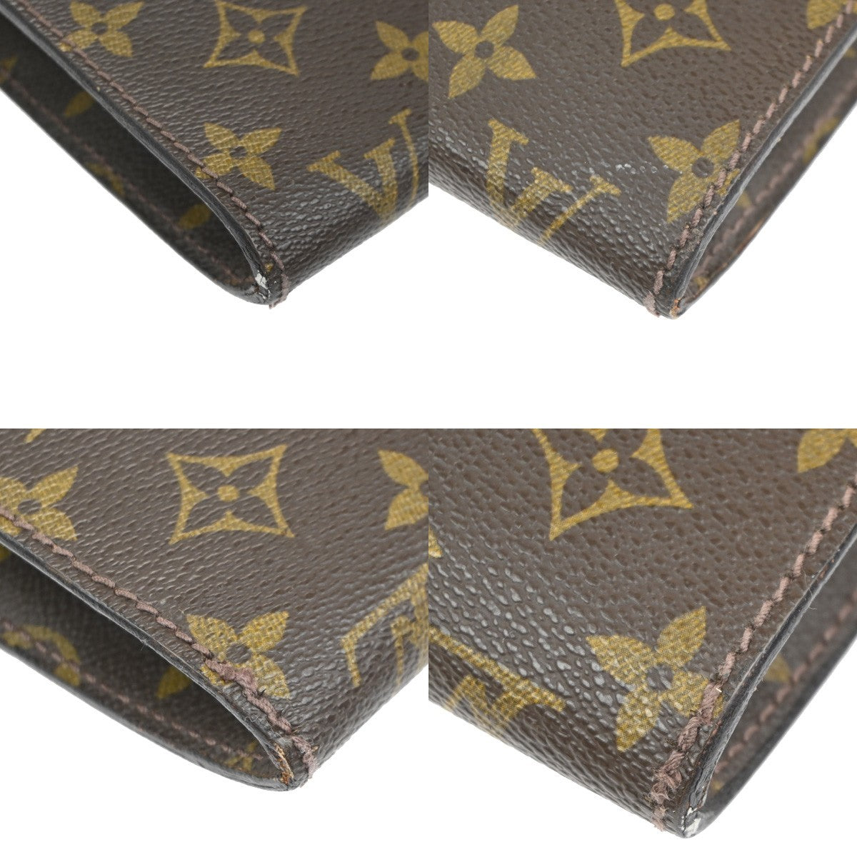 LOUIS VUITTON Poche Ministre Clutch Hand Bag Monogram Leather BN M53445 04MA468