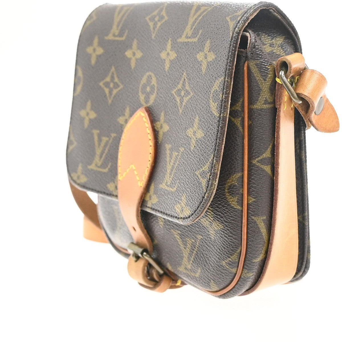 LOUIS VUITTON Mini Cartouchiere Shoulder Bag Monogram Leather BN M51254 34KP588