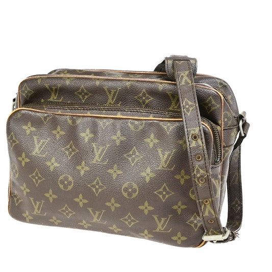LOUIS VUITTON Nile Crossbody Shoulder Bag Monogram Leather Brown M45244 68ED041