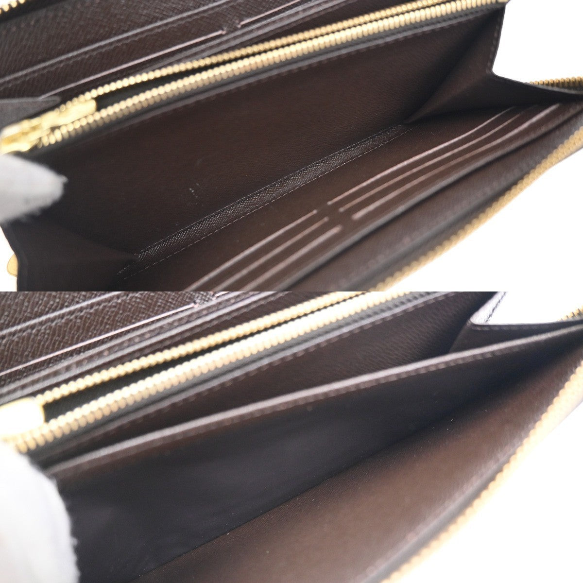 LOUIS VUITTON Zippy Wallet Vivienne Zip Around Damier Ebene Brown N60257 80YH708