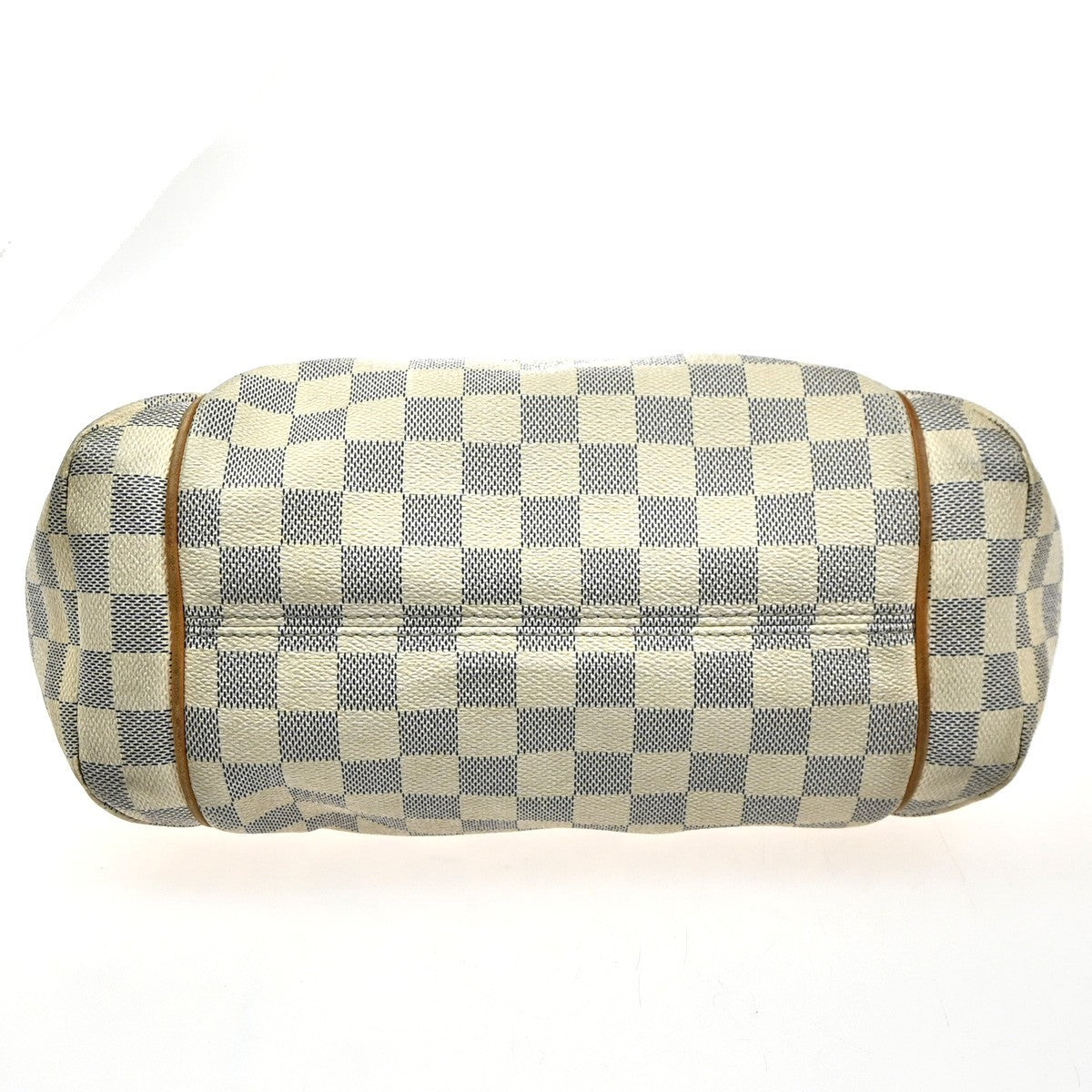 LOUIS VUITTON Totally MM Shoulder Bag Damier Azur Leather White N51262 86PA028