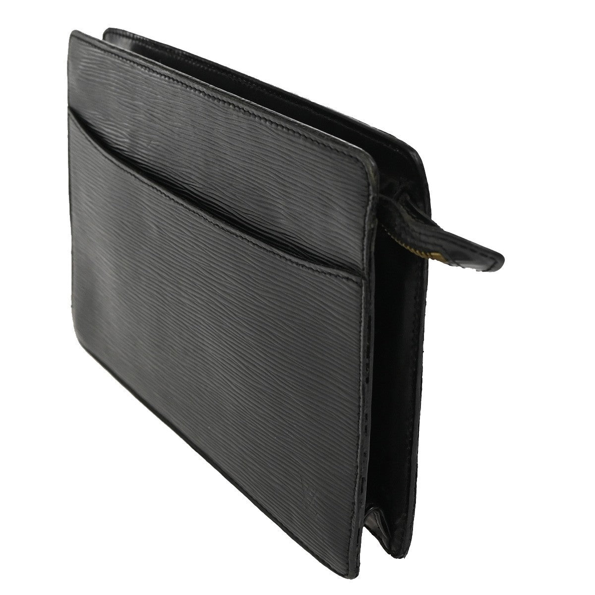 LOUIS VUITTON LV Pochette Homme Clutch Hand Bag Epi Leather Black M52522 02KB801