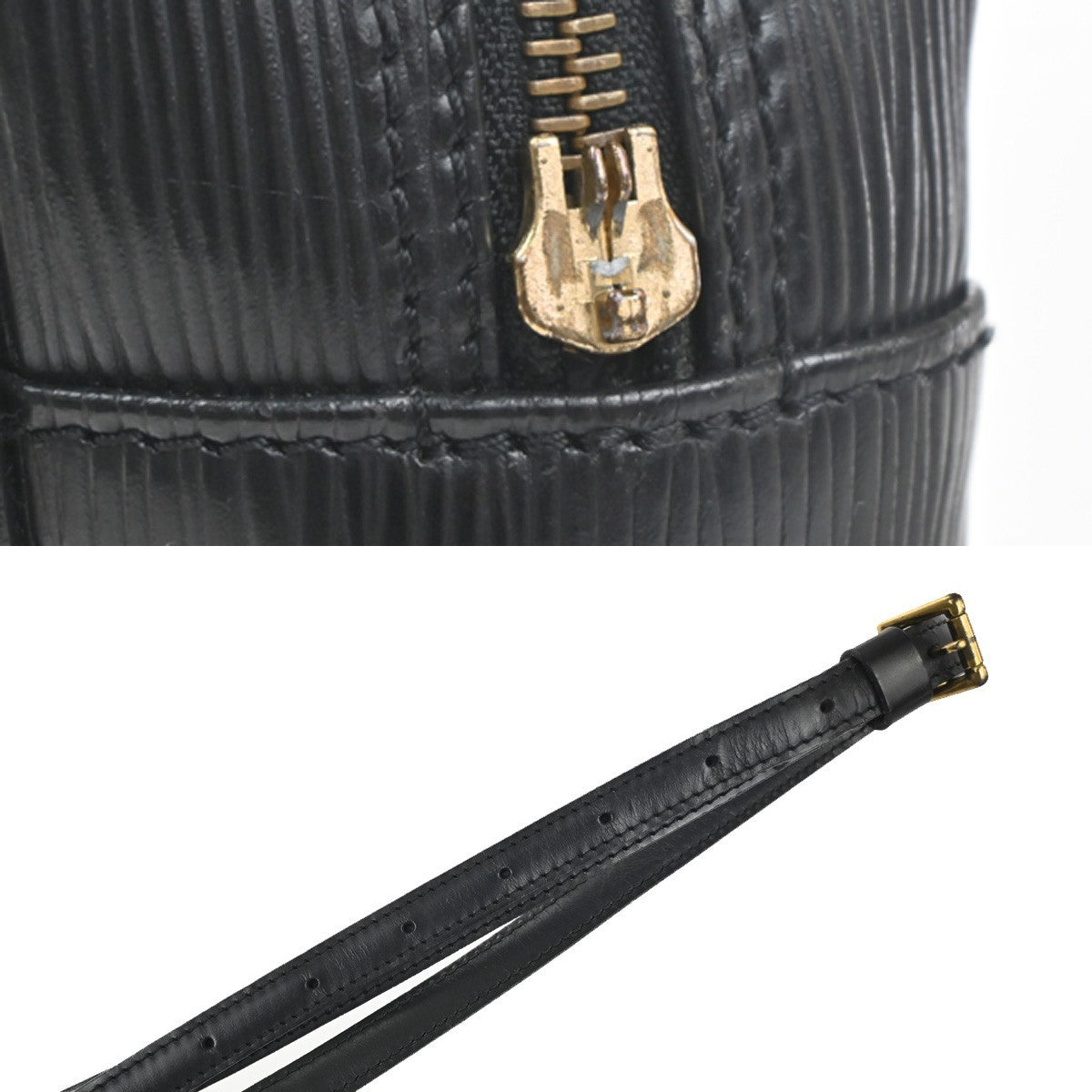 LOUIS VUITTON Trocadero 27 Shoulder Bag Epi Leather Black France M52302 69KC712