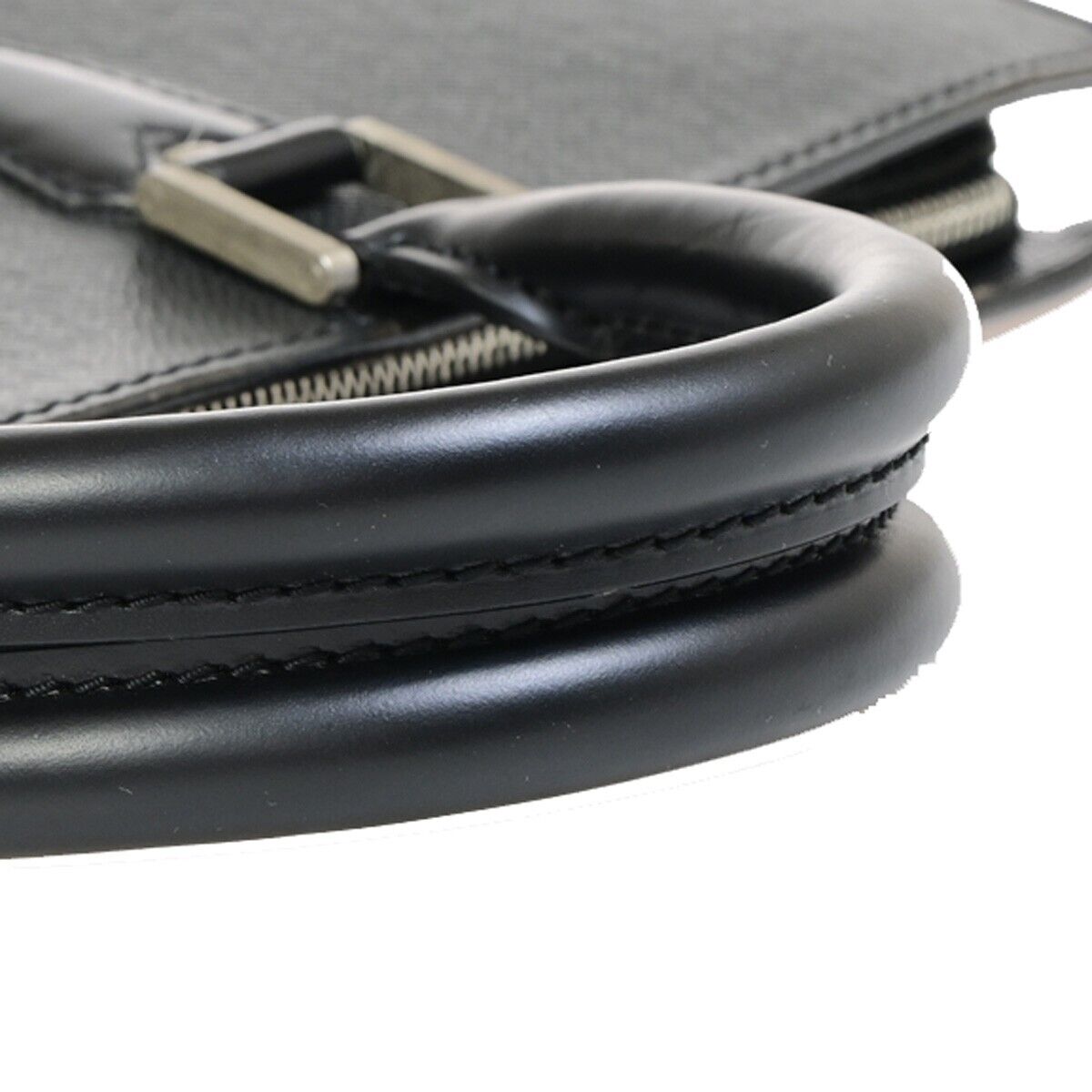 LOUIS VUITTON Porte Documents Lozan Briefcase Hand Bag Taiga BK M30052 61EC575