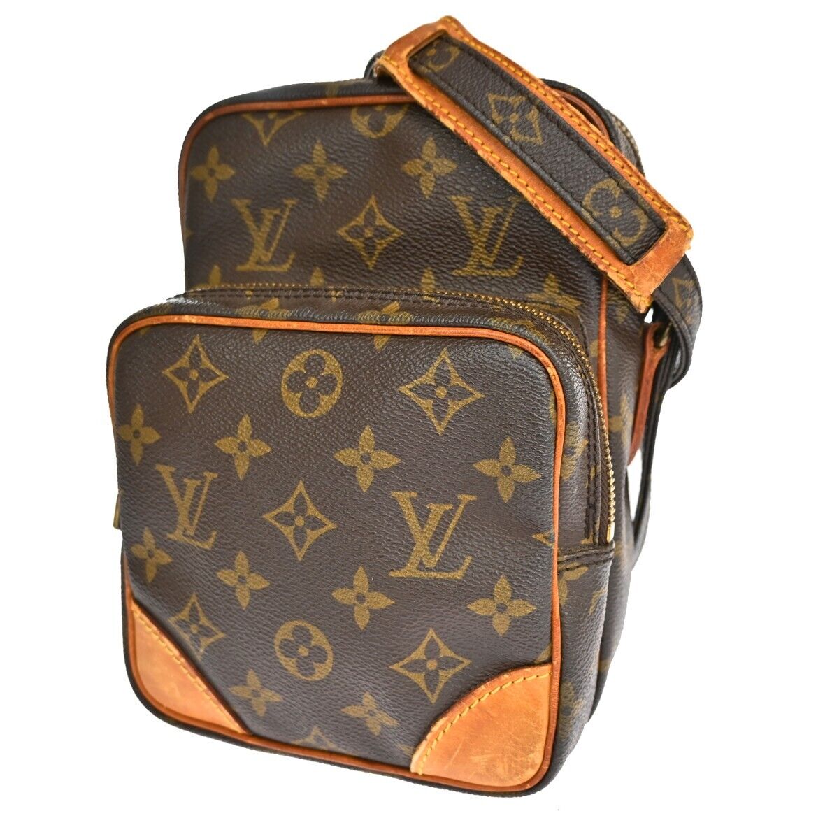 LOUIS VUITTON Amazon Crossbody Shoulder Bag Monogram Leather BN M45236 34ED390