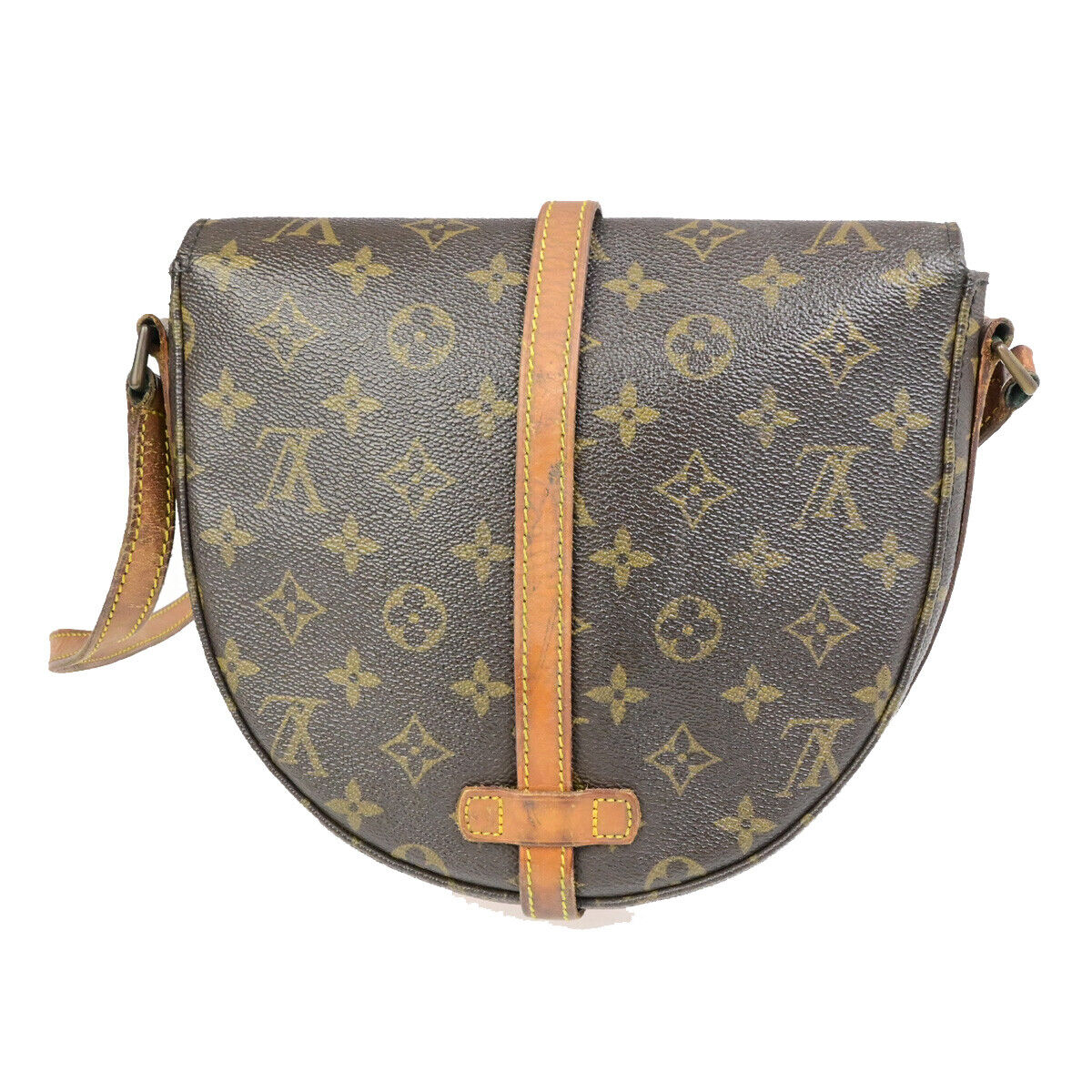 LOUIS VUITTONI Chantilly MM Shoulder Bag Monogram Leather Brown M51233 61SJ537