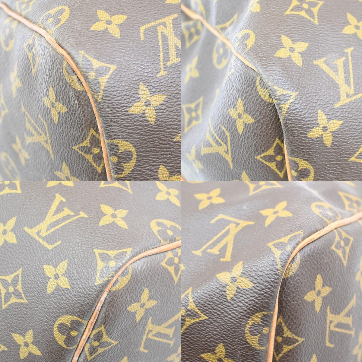 LOUIS VUITTON Keepall Bandouliere 55 Boston  Bag Monogram Brown M41414 88TA036