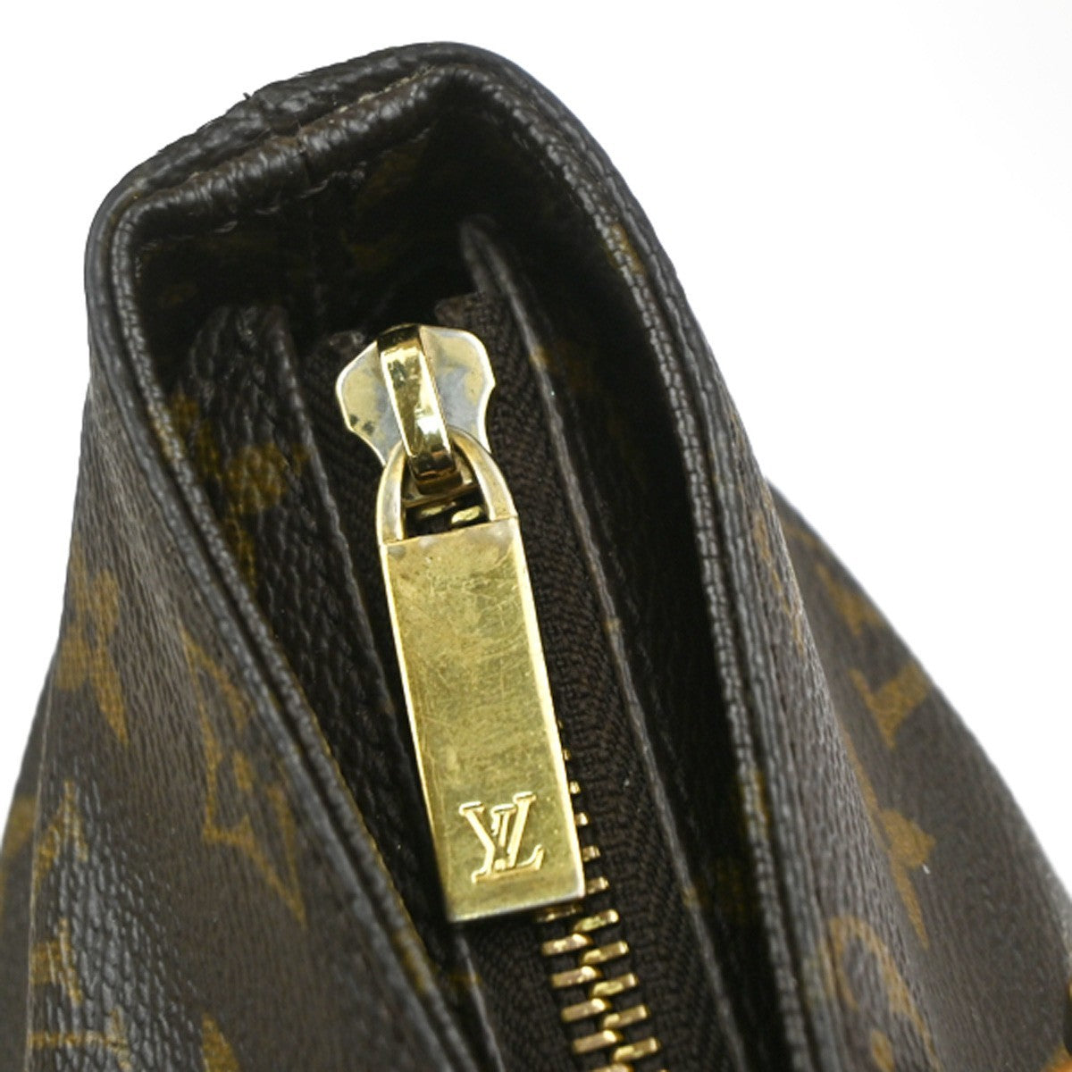 LOUIS VUITTON Cabas Piano Shoulder Bag Monogram Leather Brown M51148 35SA016