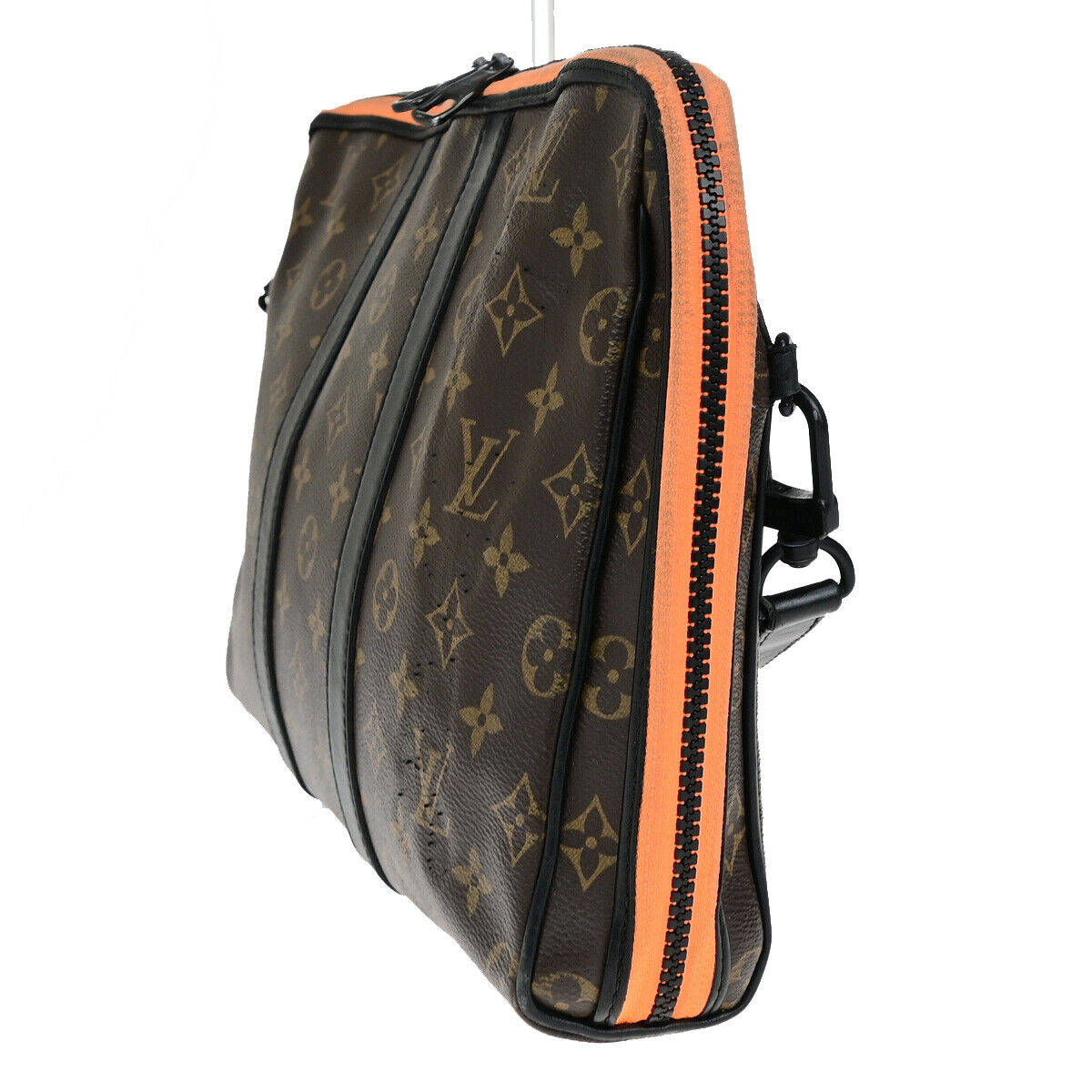 LOUIS VUITTON Keepall Pouch Hand Bag Monogram LV Friends Brown M80130 35YG829