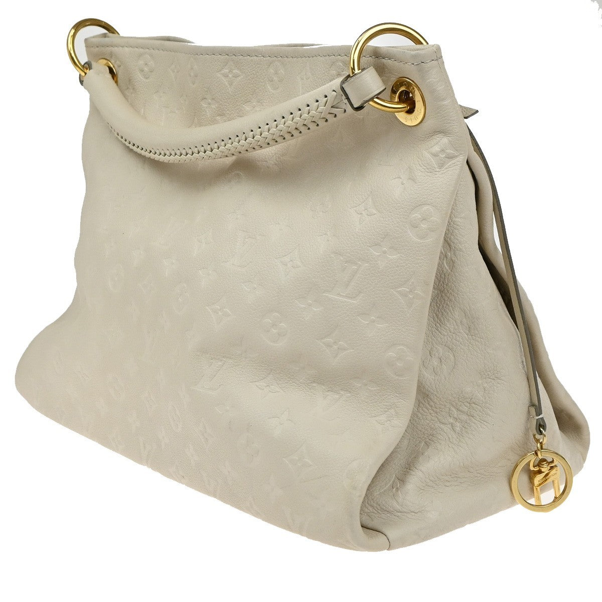 LOUIS VUITTON Artsy MM Shoulder Bag Monogram Empreinte White M93449 689RF733