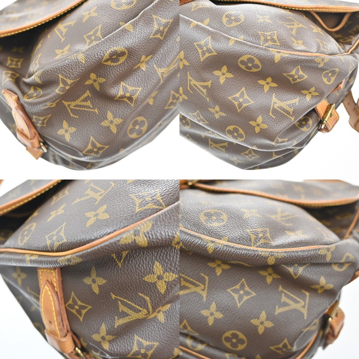 LOUIS VUITTON Saumur 35 Shoulder Bag Monogram Leather BN France M42254 84KC171