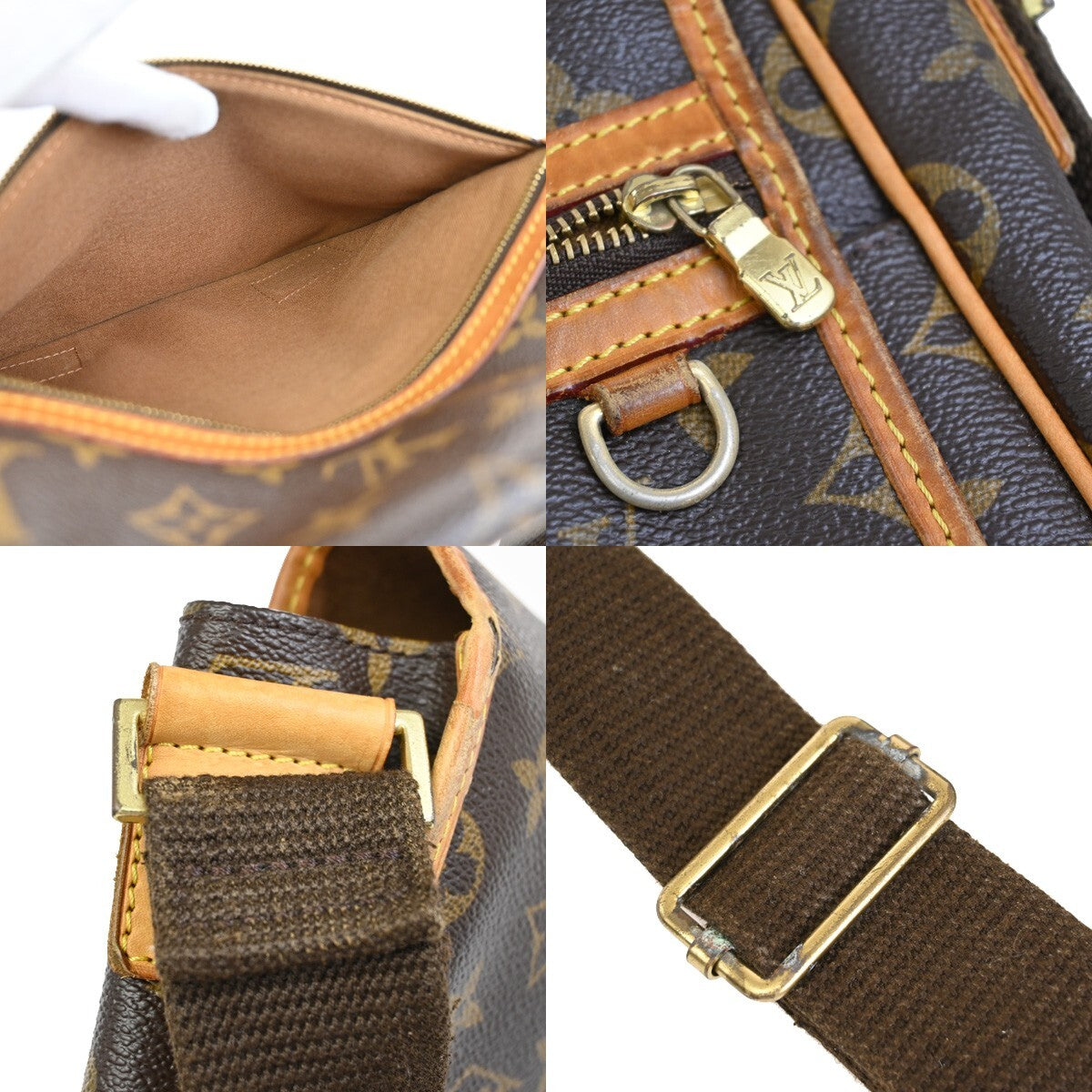 LOUIS VUITTON Messenger Bosphore PM Shoulder Bag Monogram Leather M40106 89FB596