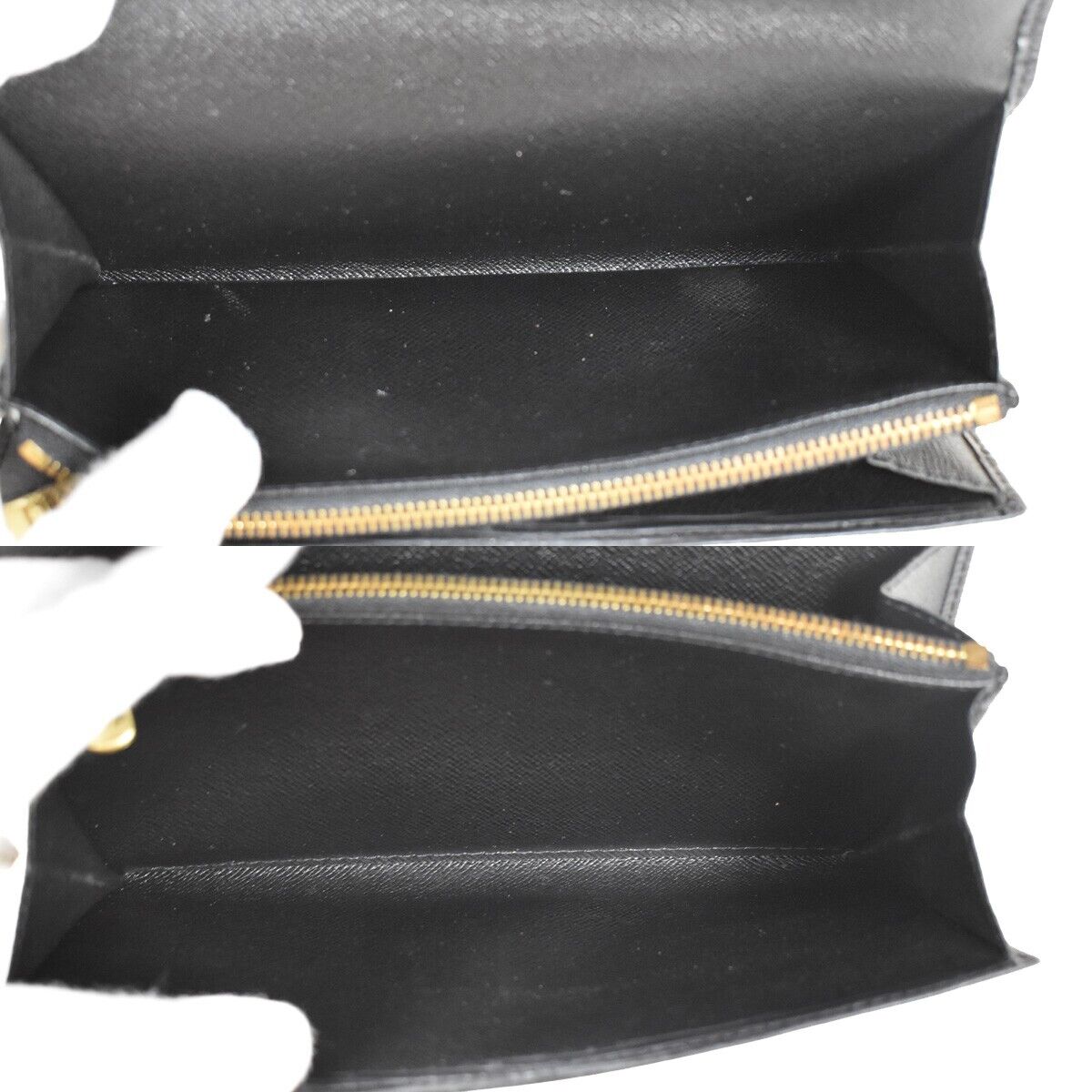 LOUIS VUITTON Porte Monnaie Credit Long Bifold Wallet Epi Leather M63572 04GA668