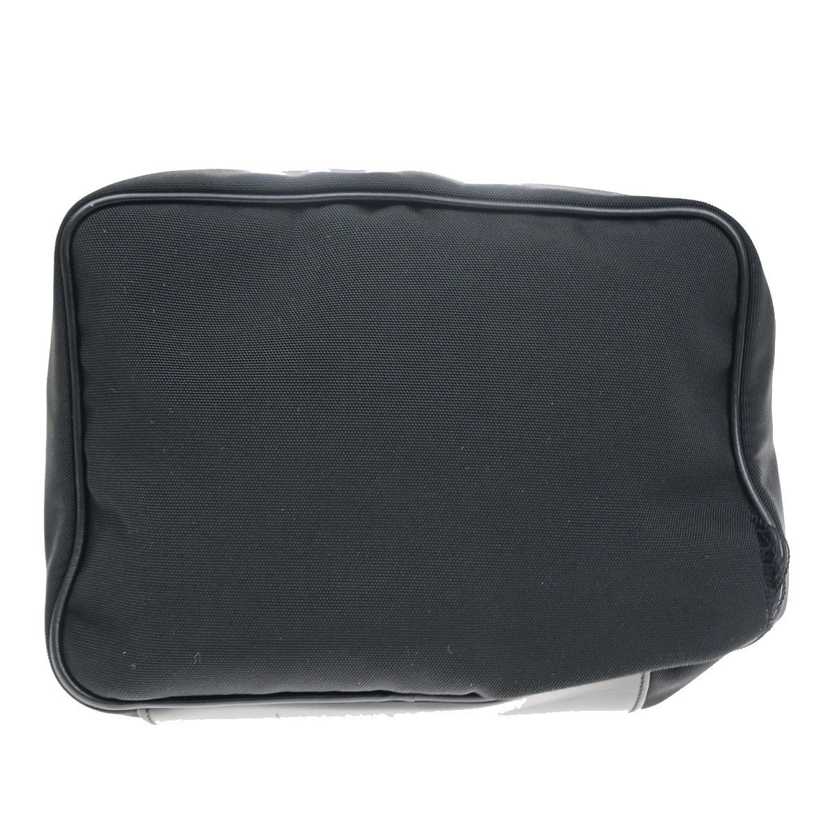 GUCCI Logo Mini Vanity Bag Canvas Leather Black SHW Italy 09CB070