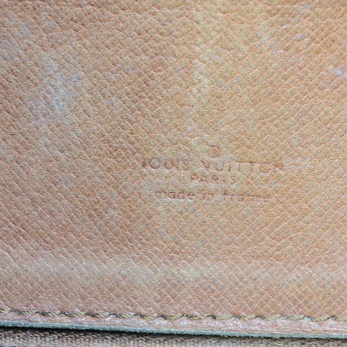 LOUIS VUITTON Saint Cloud GM Shoulder Bag Monogram Leather Brown M51242 63EB718
