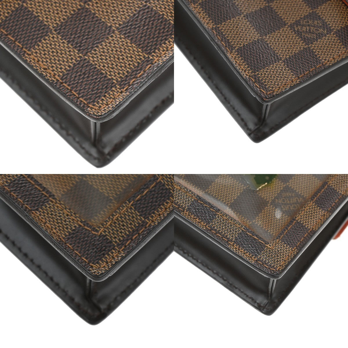 LOUIS VUITTON Portobello Shoulder Bag Damier Leather Brown N45271 83TA389