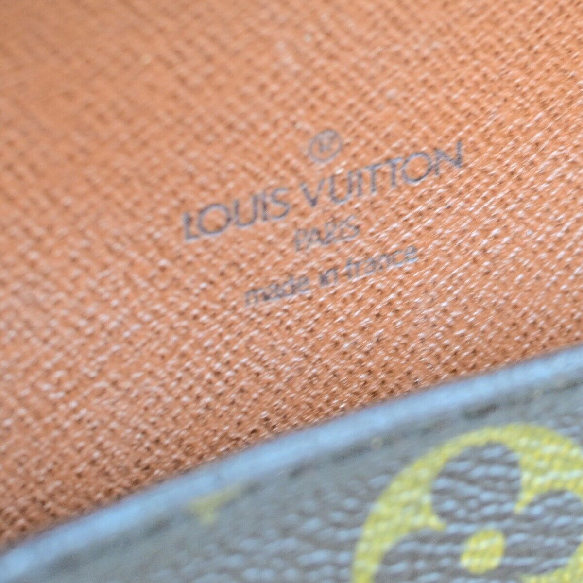 LOUIS VUITTON Saint Cloud MM Shoulder Bag Monogram Leather Brown M51243 65FB335