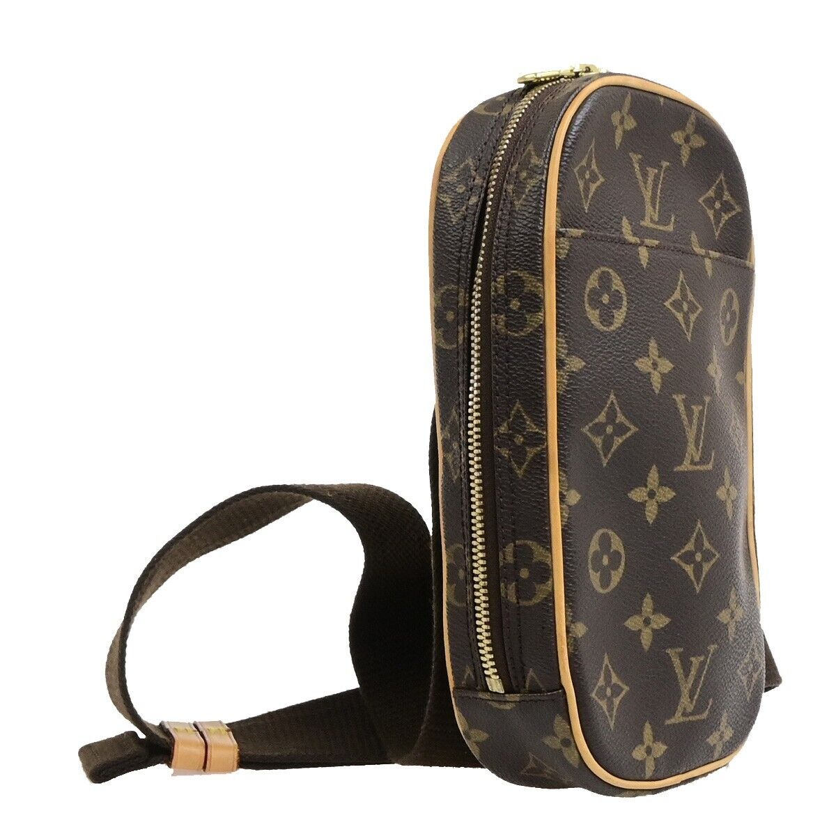 LOUIS VUITTON Pochette Gange Shoulder Bag Monogram Brown Spain M51870 52ED491