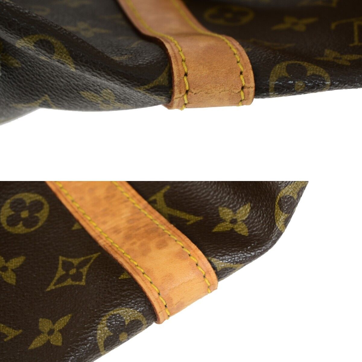 LOUIS VUITTON Keepall 55 Travel Hand Bag Monogram Leather Brown M41424 73YF150