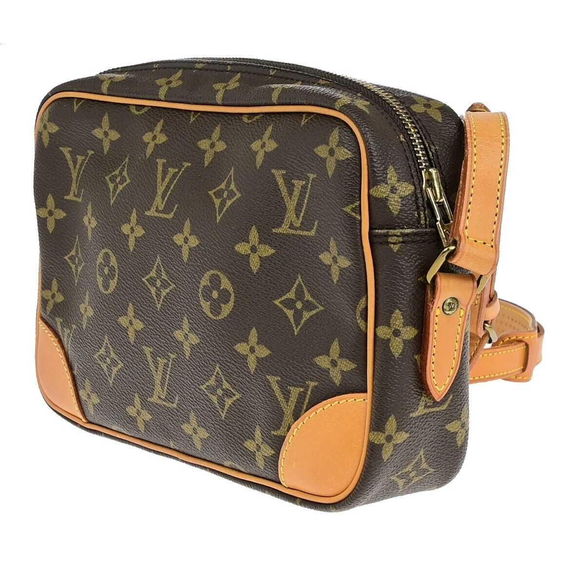 LOUIS VUITTON Trocadero 24 Shoulder Bag Monogram Leather Brown M51276 72ED014