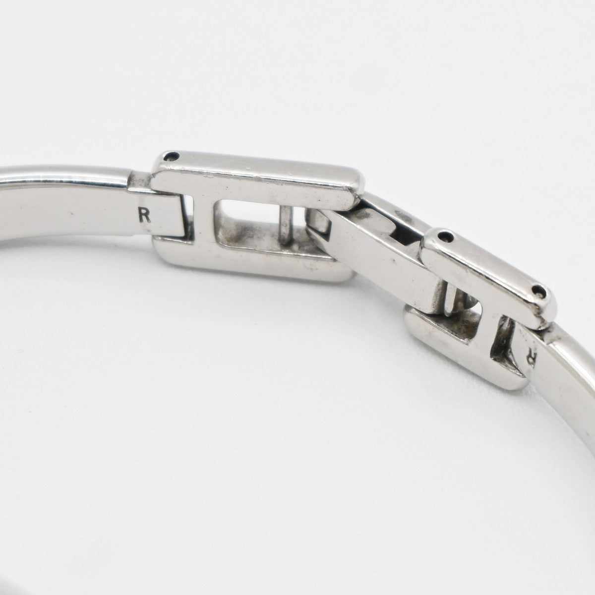 GUCCI 1400L Watch Quartz Bangle Bracelet 25 mm Stainless Steel Silver 02LC586