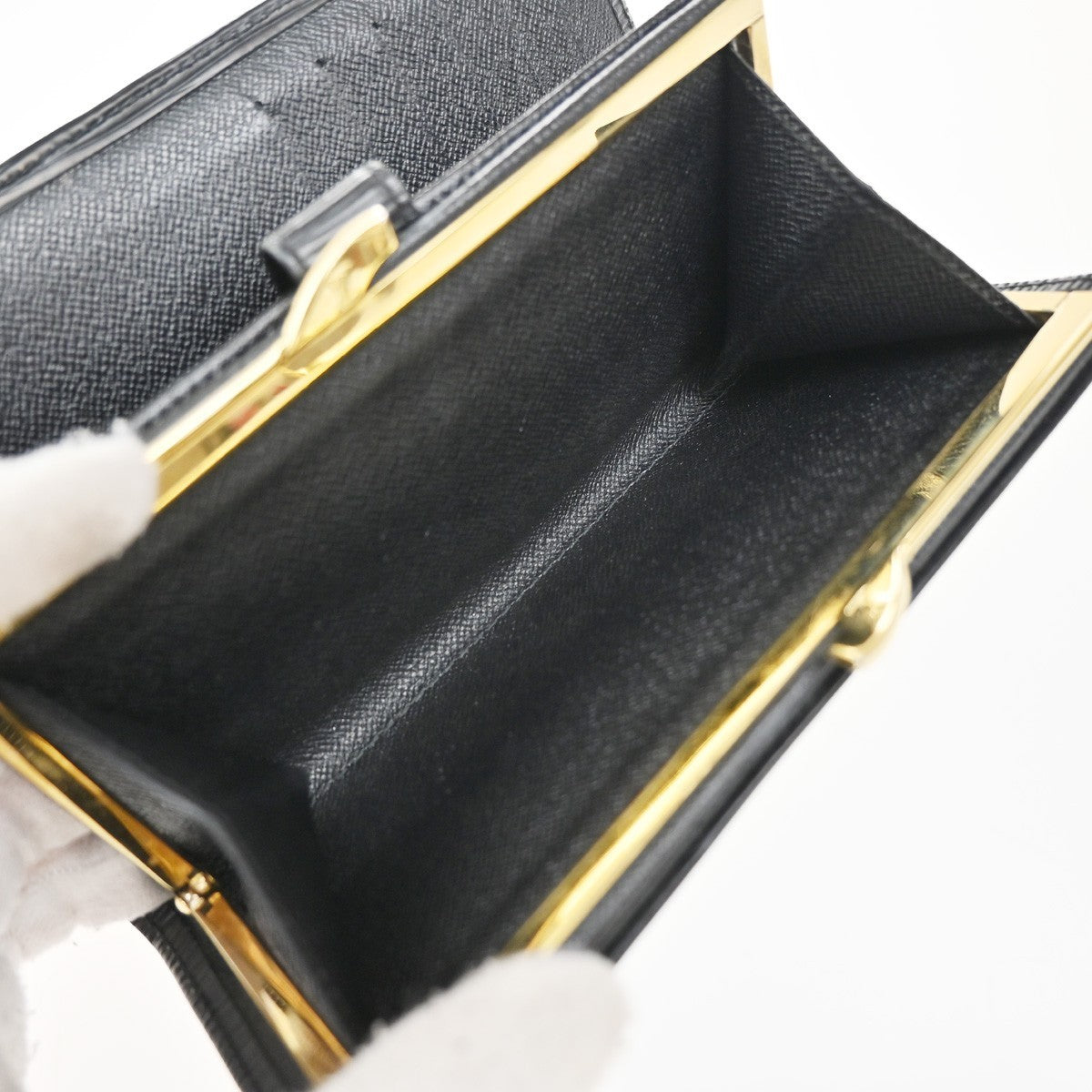 LOUIS VUITTON Continental Viennois Long Bifold Wallet Epi Black M63252 05KP381